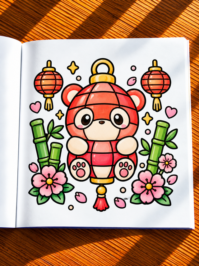 Cute Panda Lantern
