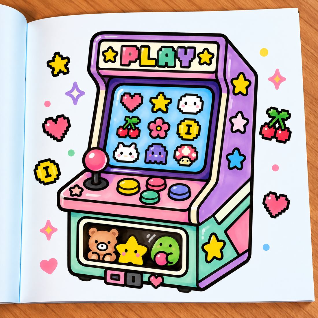 Kawaii Pastel Arcade