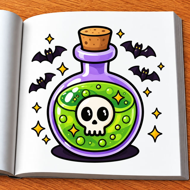 Spooky Skull Potion