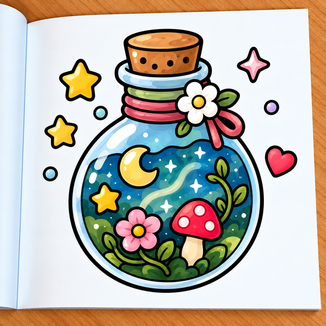 Whimsical Night Garden Potion