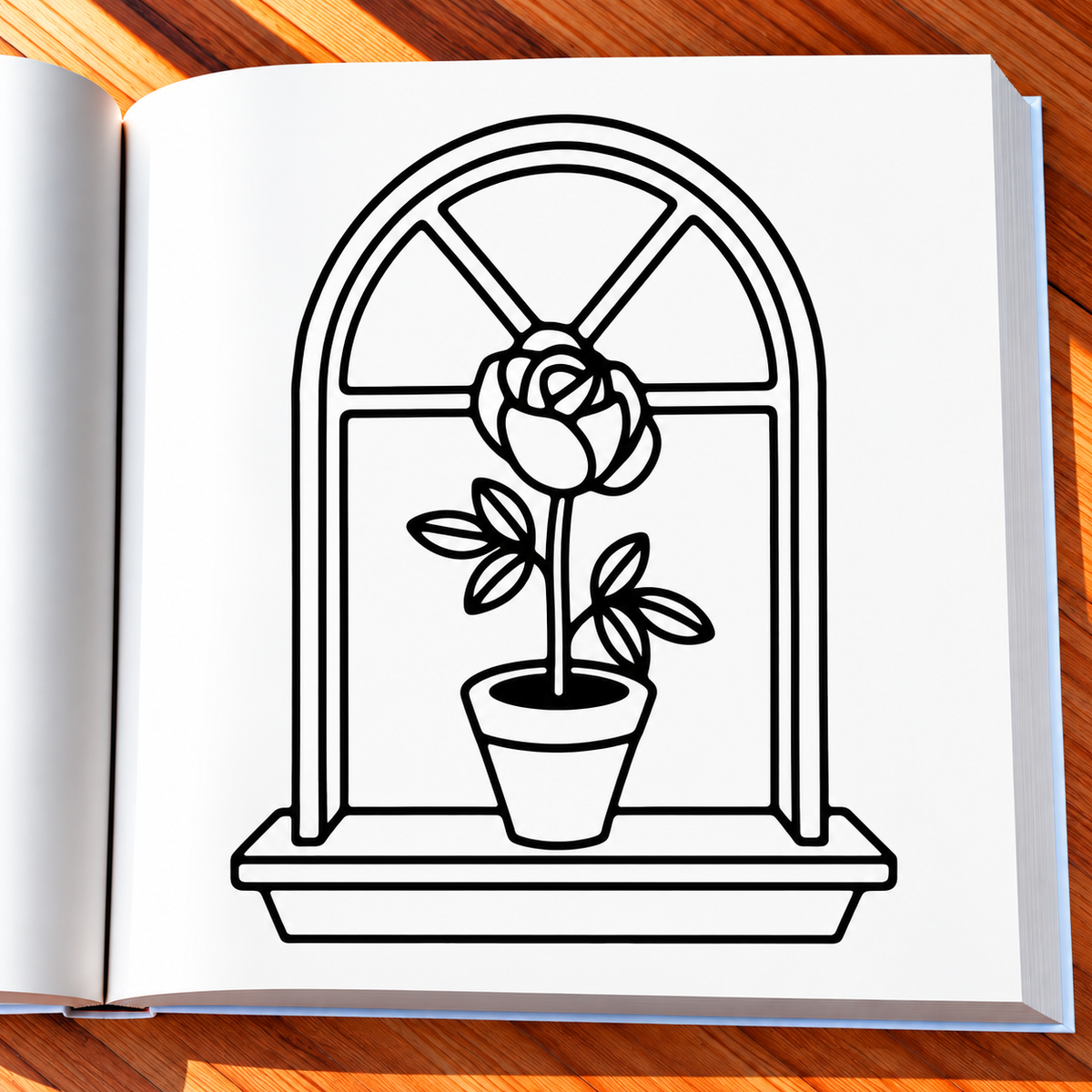 Flowers & Plants Coloring Book