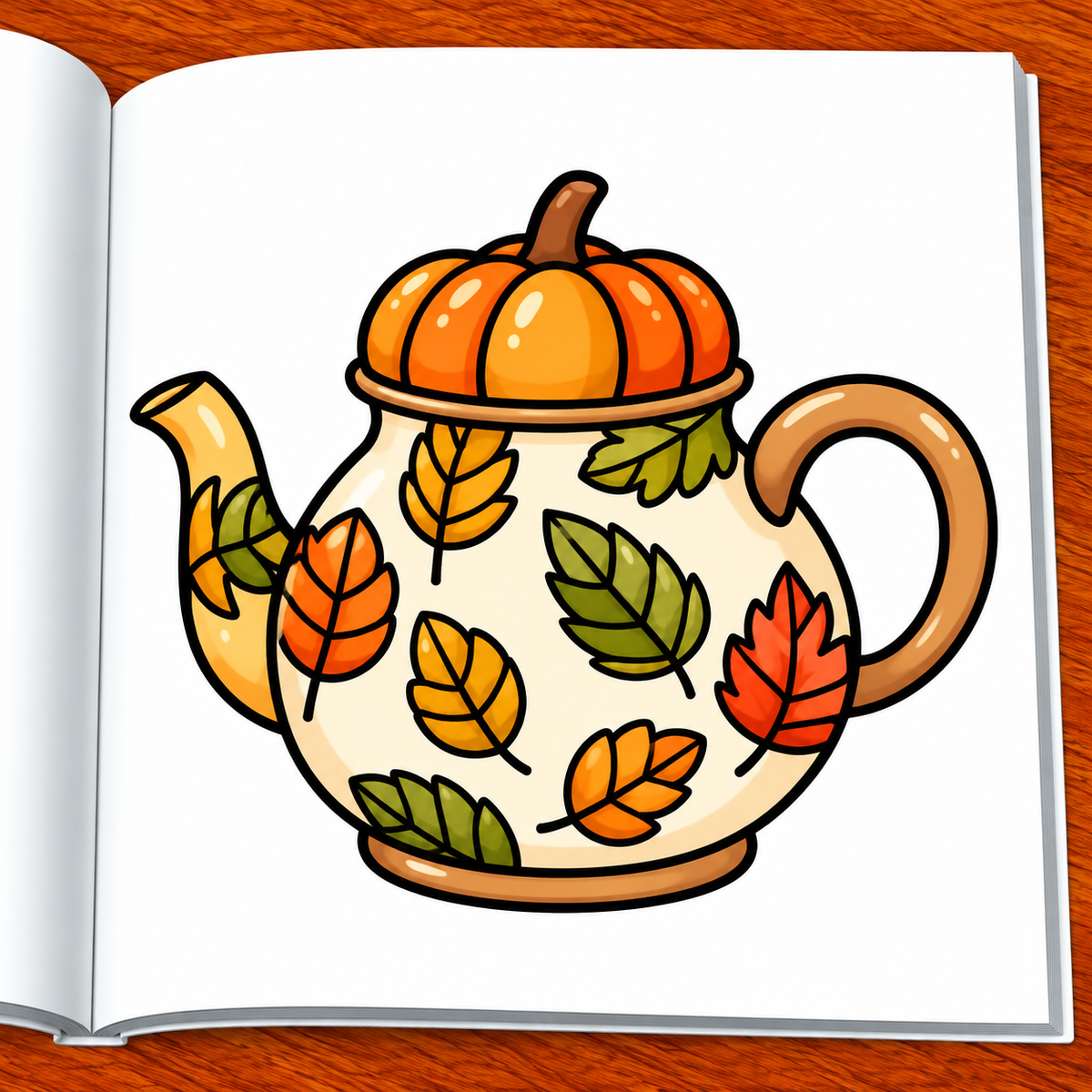 Autumn Vibes Coloring Book