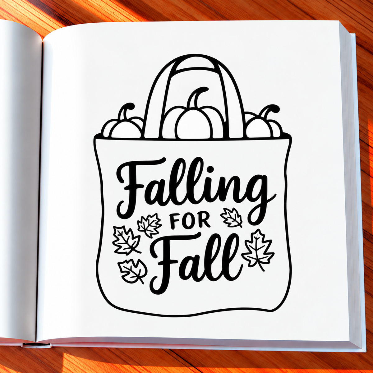 Autumn Vibes Coloring Book
