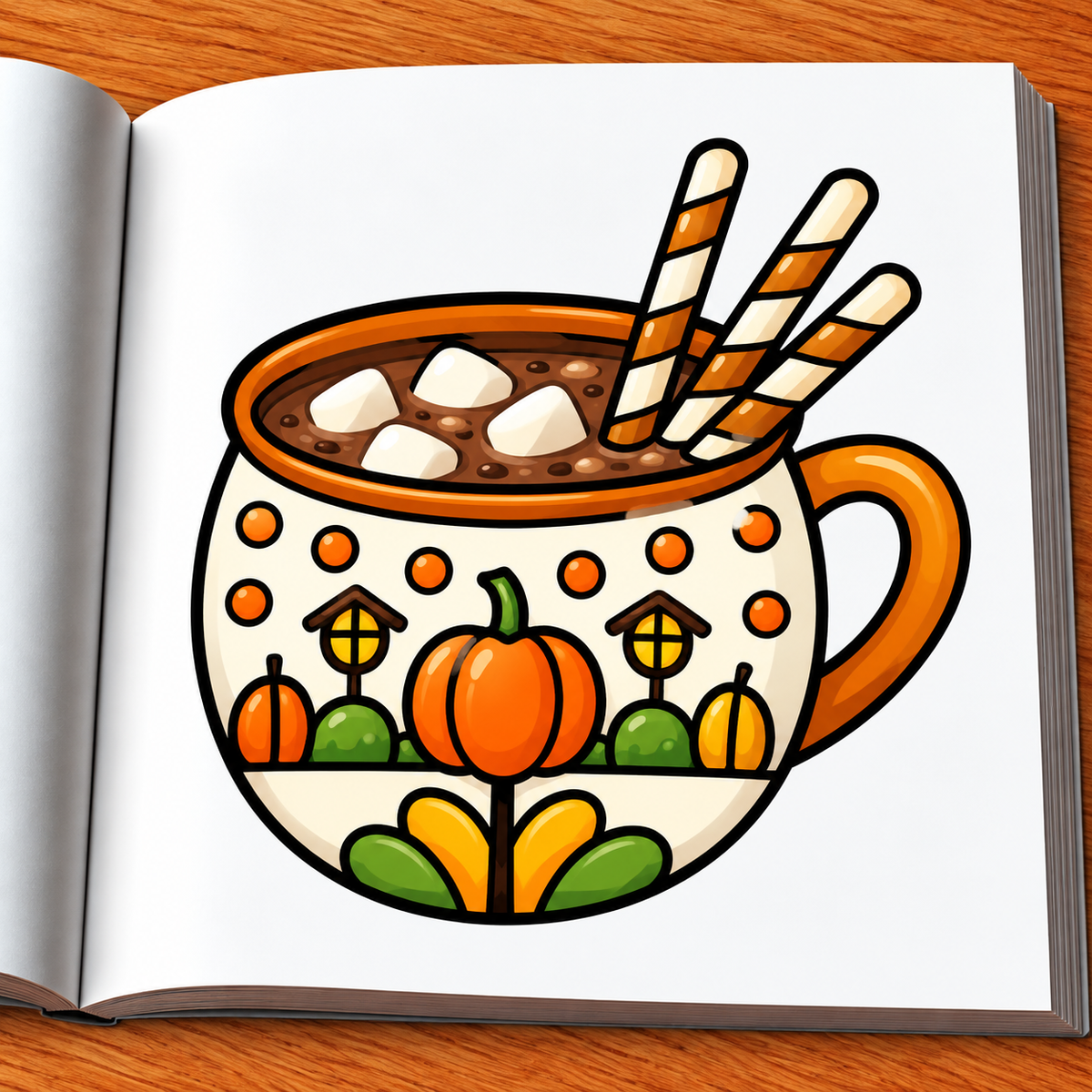 Spooky Cute Coloring Book