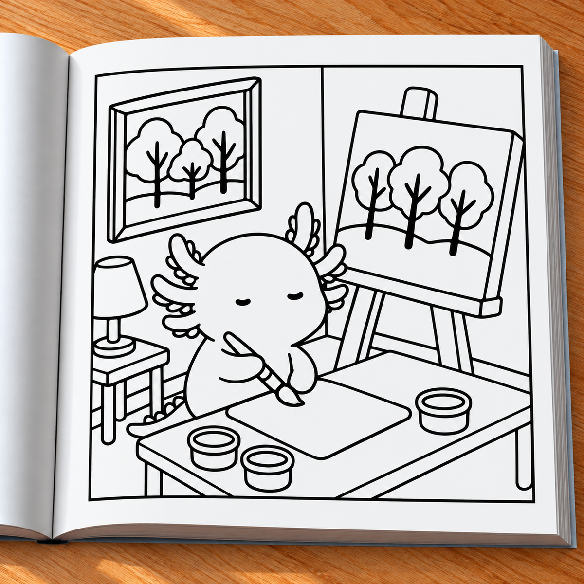 Autumn Days Coloring Book
