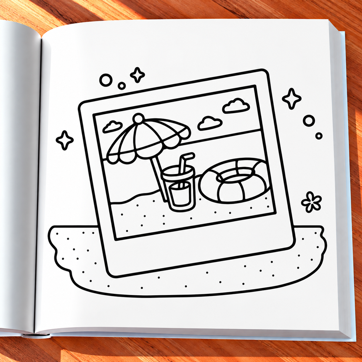 Summer Coloring Book