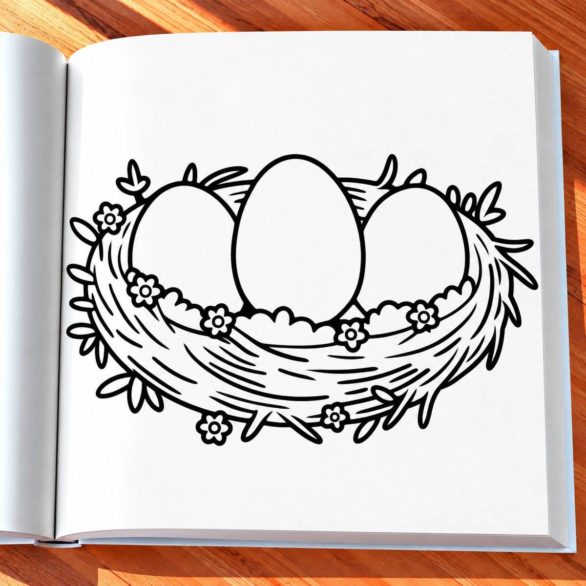 Spring Vibes Coloring Book