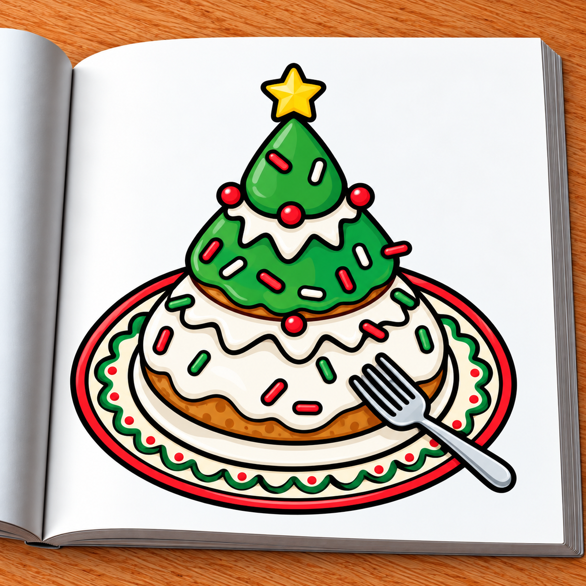 Cozy Christmas Coloring Book