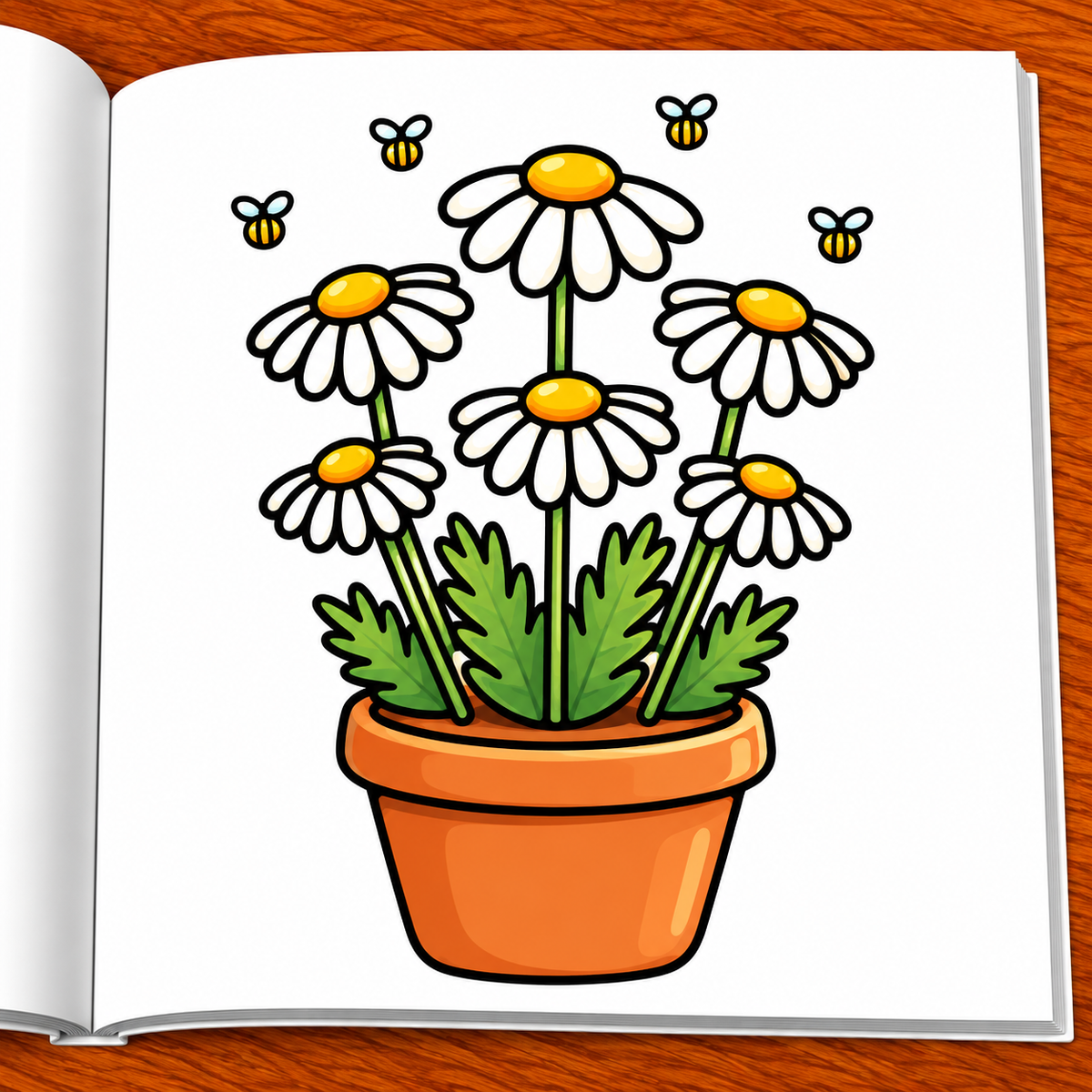 Flowers & Plants Coloring Book