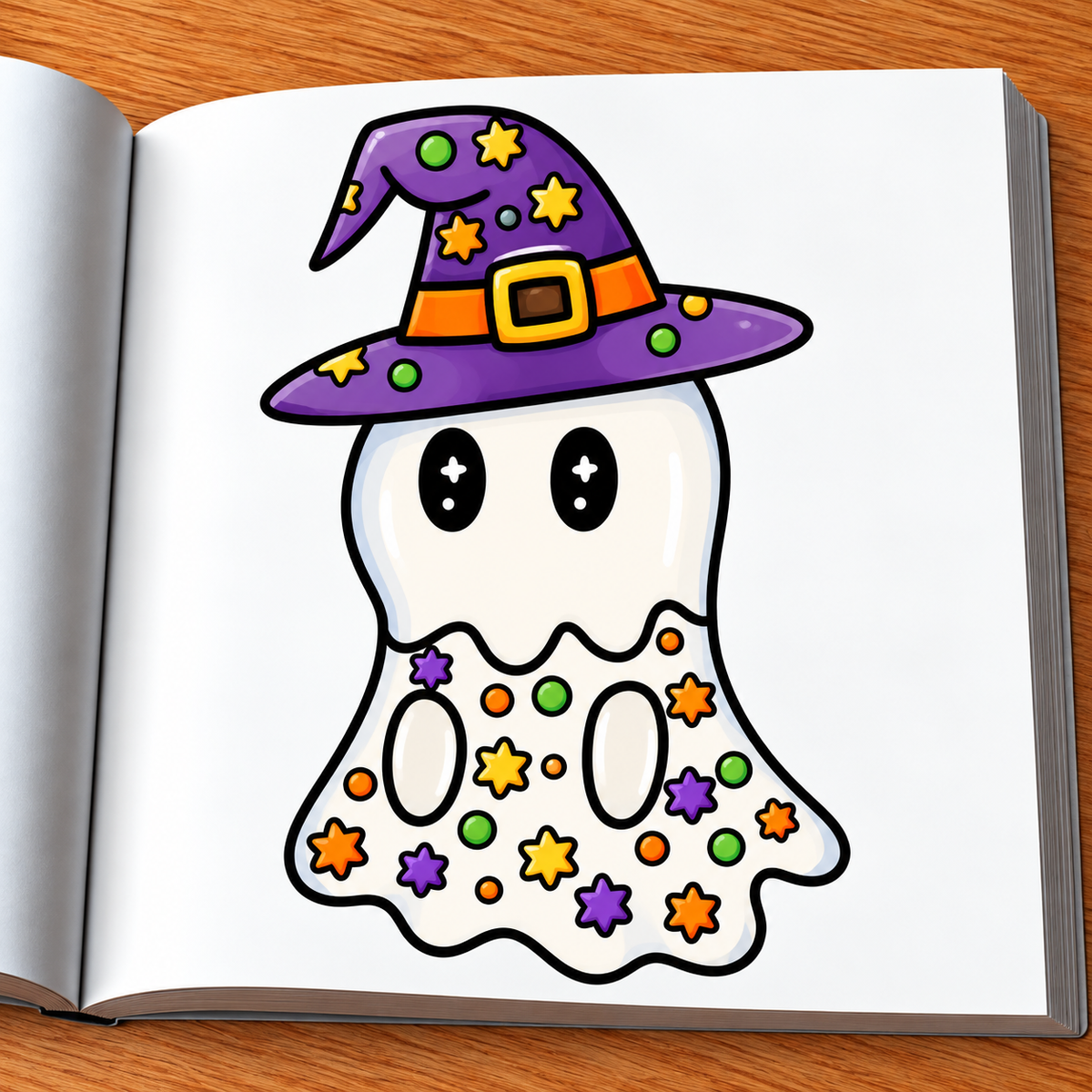 Spooky Cute Coloring Book