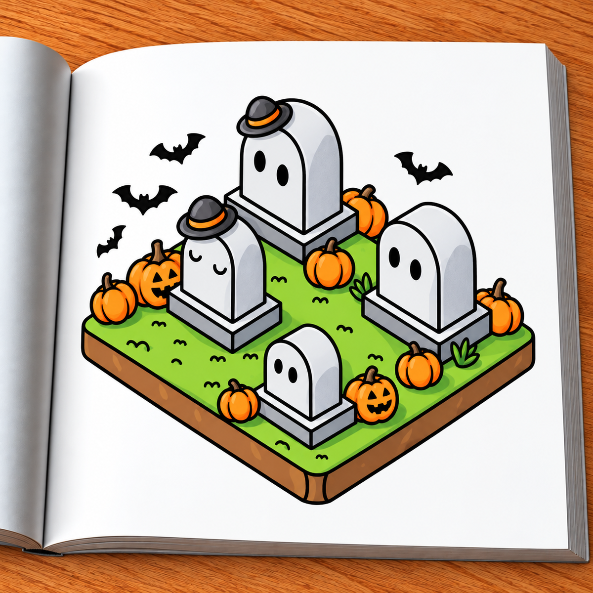 Spooky Cute Coloring Book