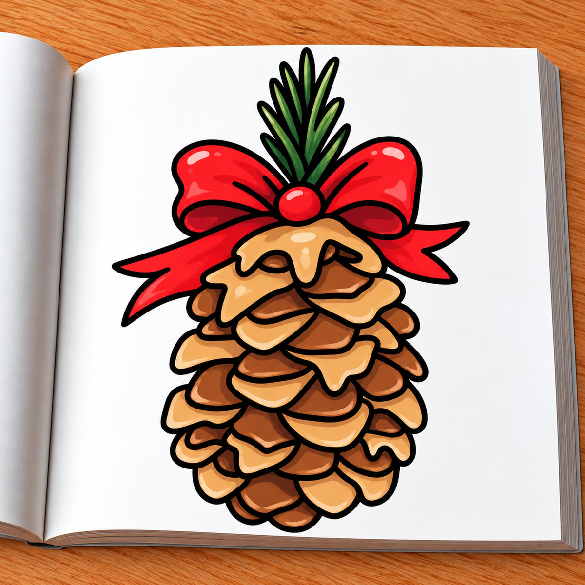 Cozy Christmas Coloring Book