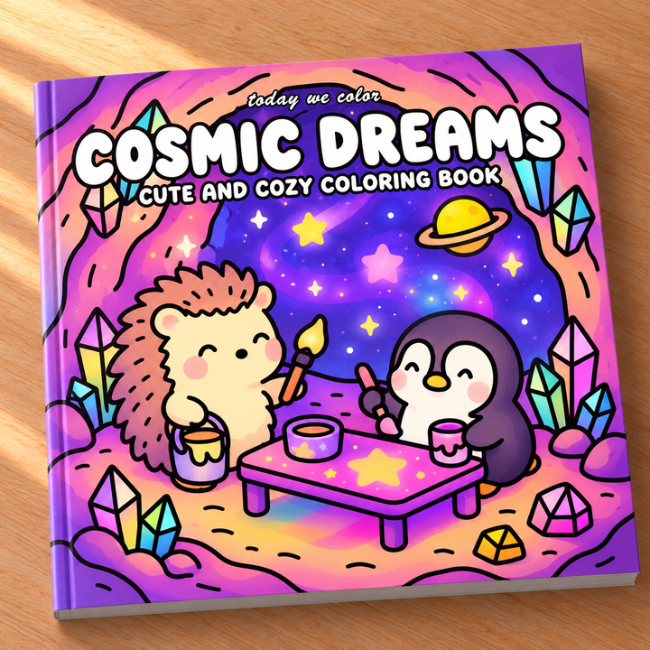 Cosmic Dreams Coloring Book