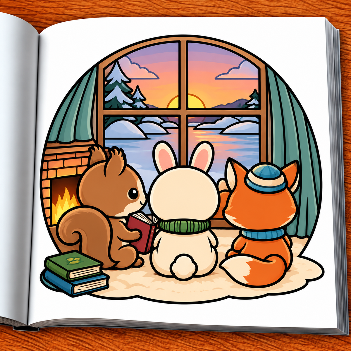 Cozy Cuties Coloring Book