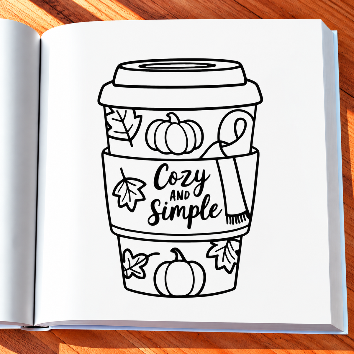 Autumn Vibes Coloring Book