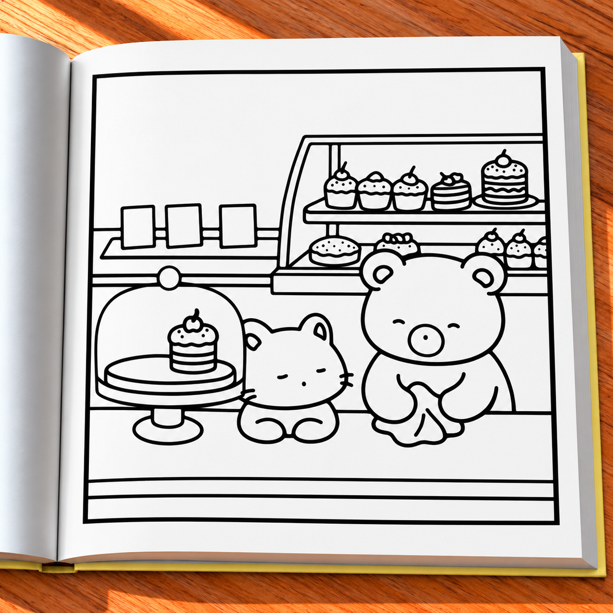 Zen Cuties Coloring Book