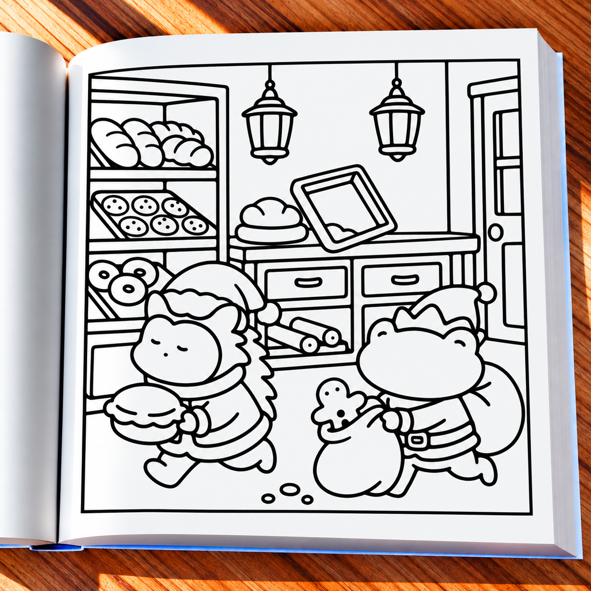 Christmas Crimes Coloring Book