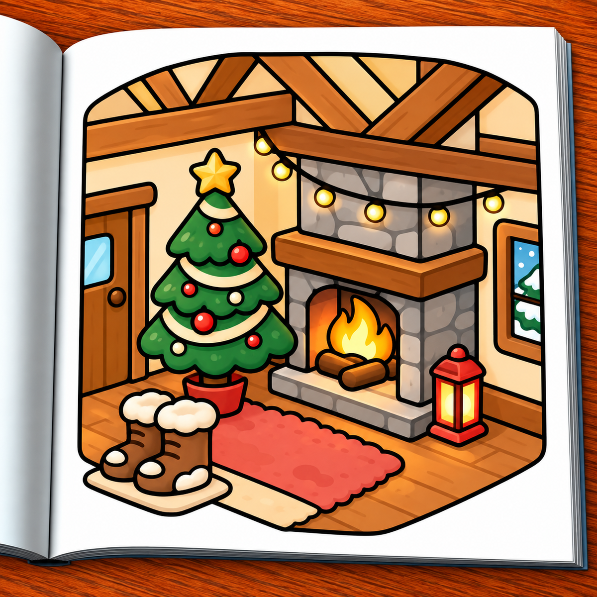 Winter Vibes Coloring Book