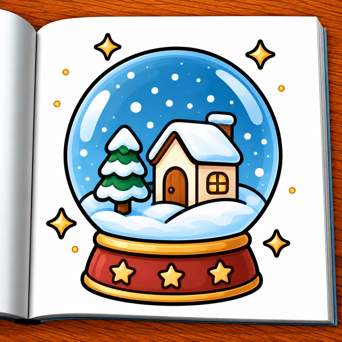 Winter Vibes Coloring Book