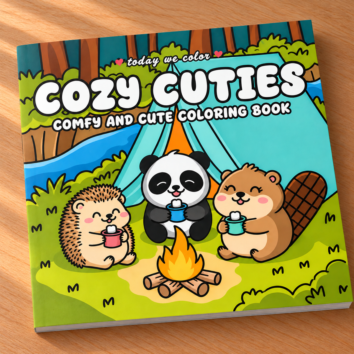 Cozy Cuties Coloring Book