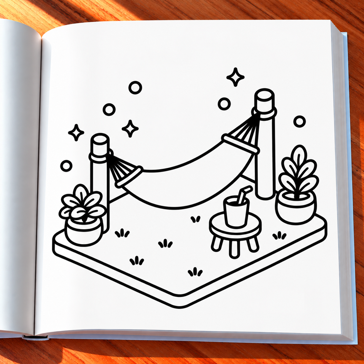 Summer Coloring Book