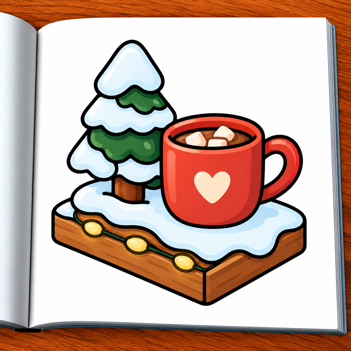 Winter Vibes Coloring Book