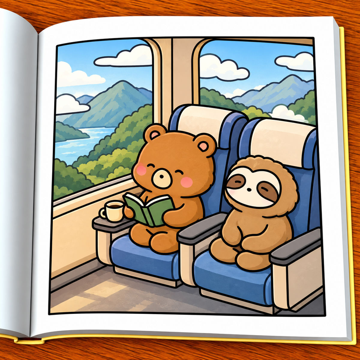 Zen Cuties Coloring Book