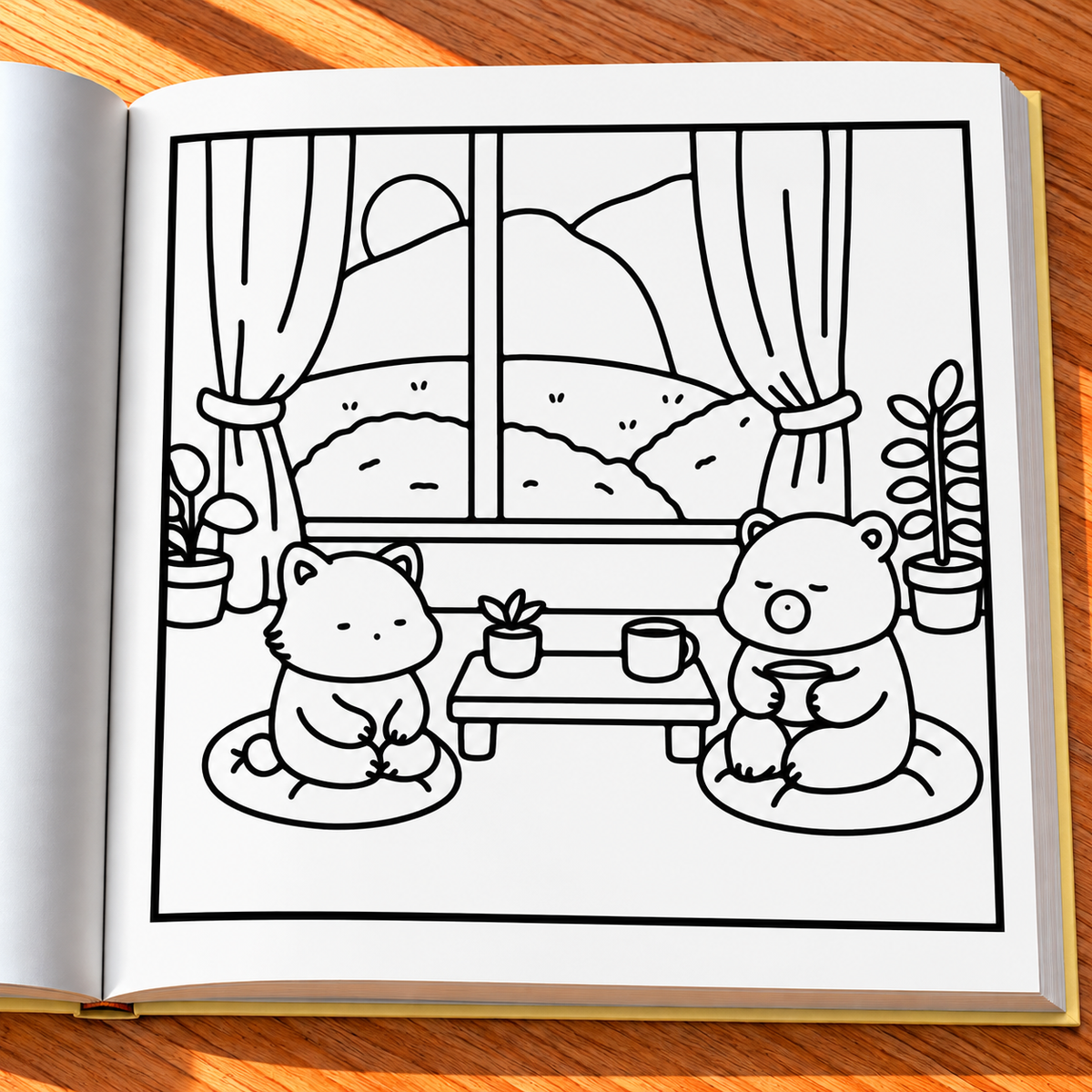 Zen Cuties Coloring Book