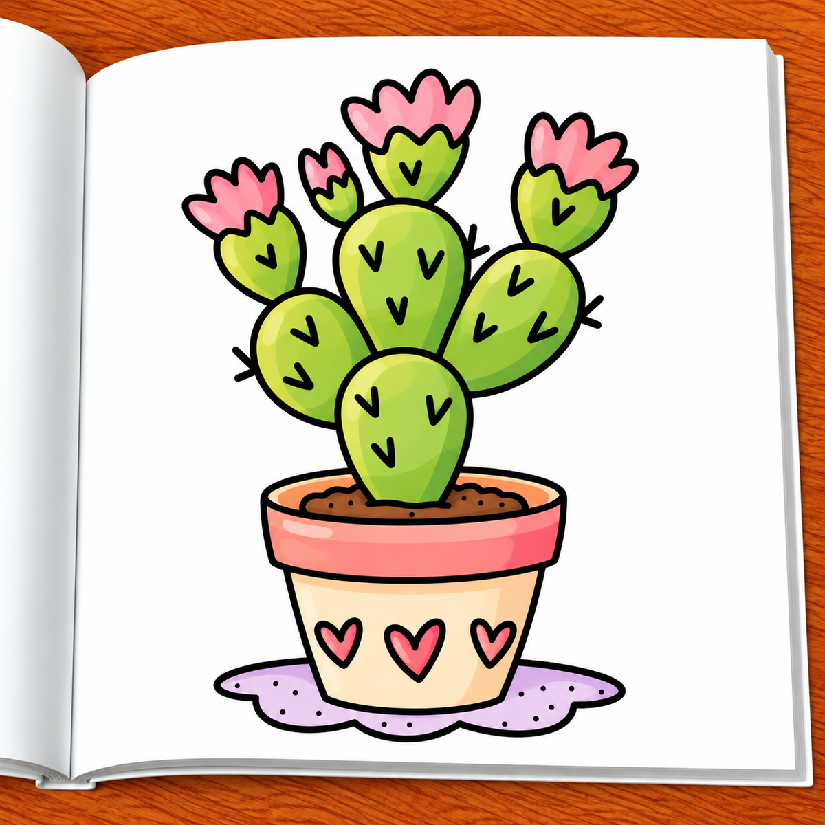 Spring Vibes Coloring Book