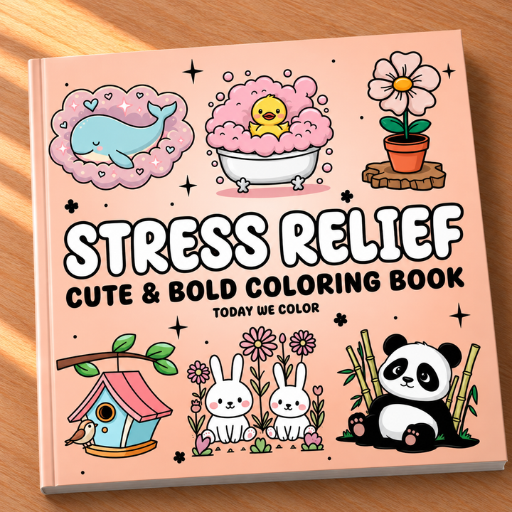 Stress Relief Coloring Book