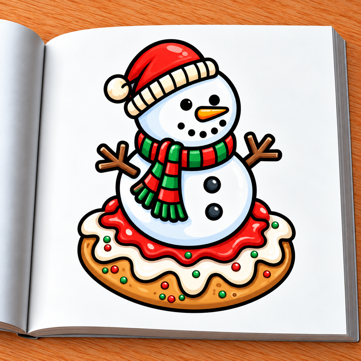 Cozy Christmas Coloring Book