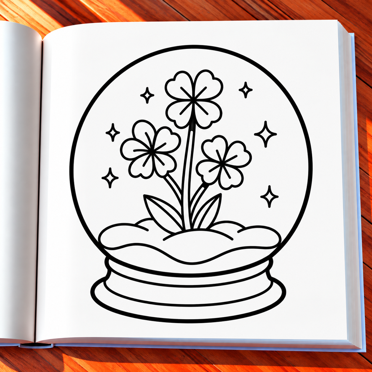 Flowers & Plants Coloring Book