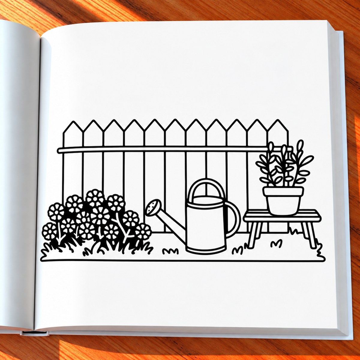 Spring Vibes Coloring Book