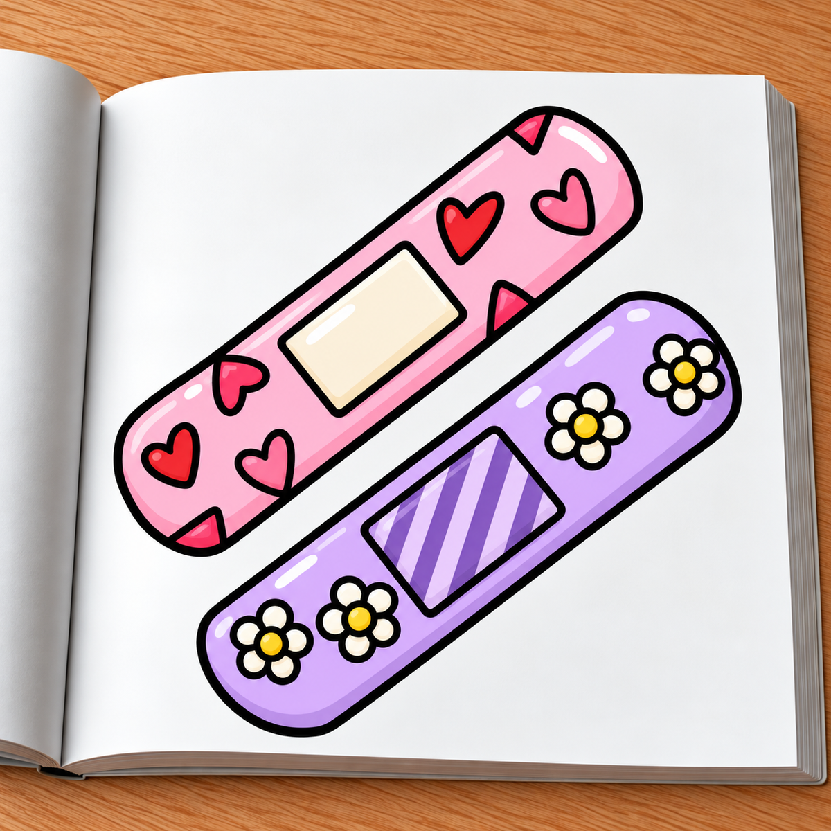 Cute Vibes Coloring Book