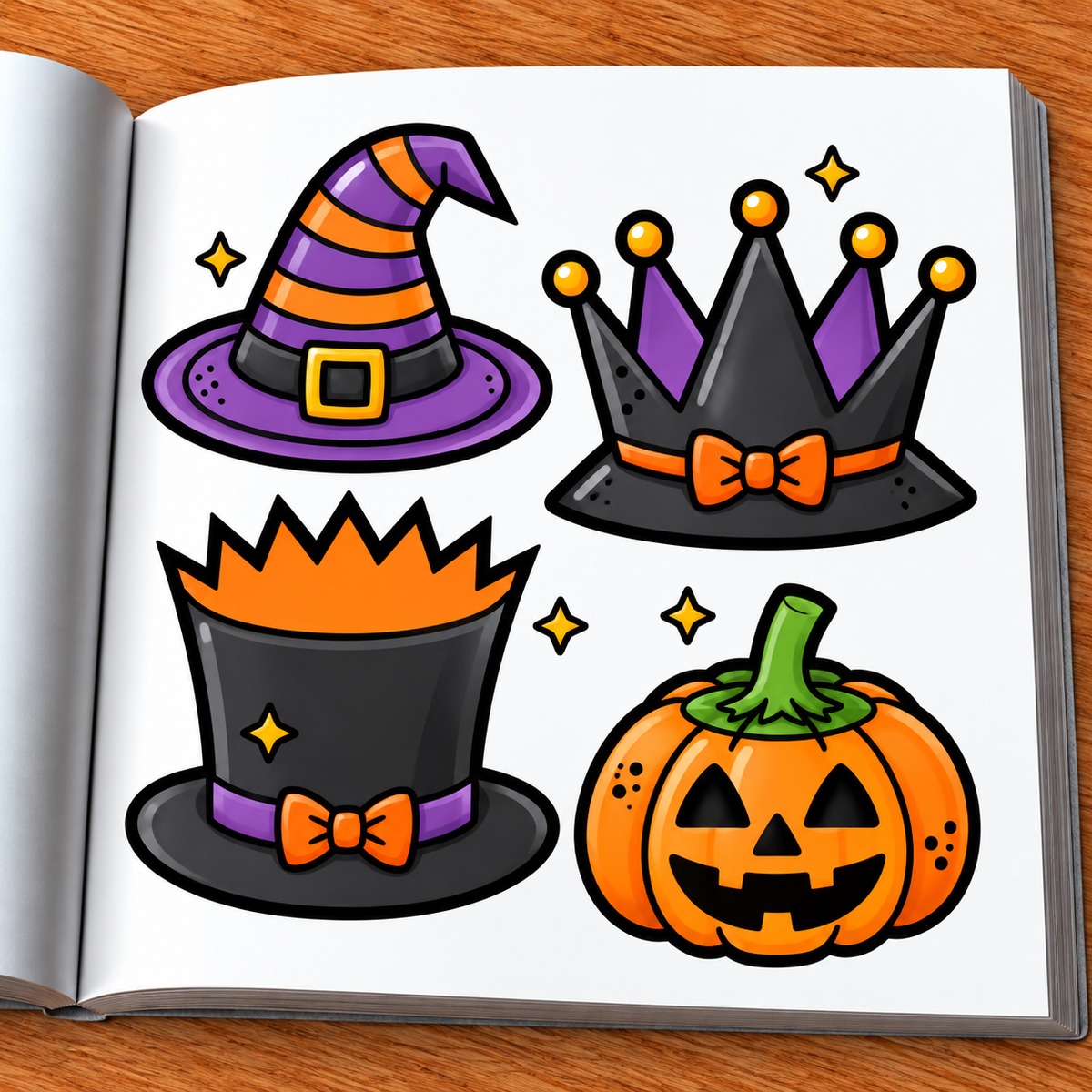 Spooky Cute Coloring Book