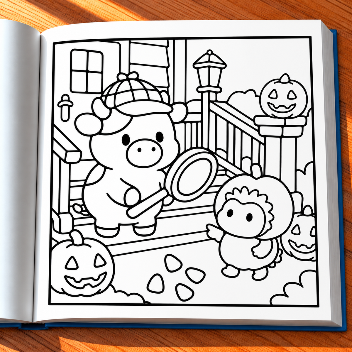 Spooky Mysteries Coloring Book
