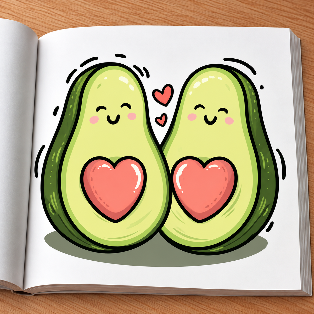 Cute Vibes Coloring Book