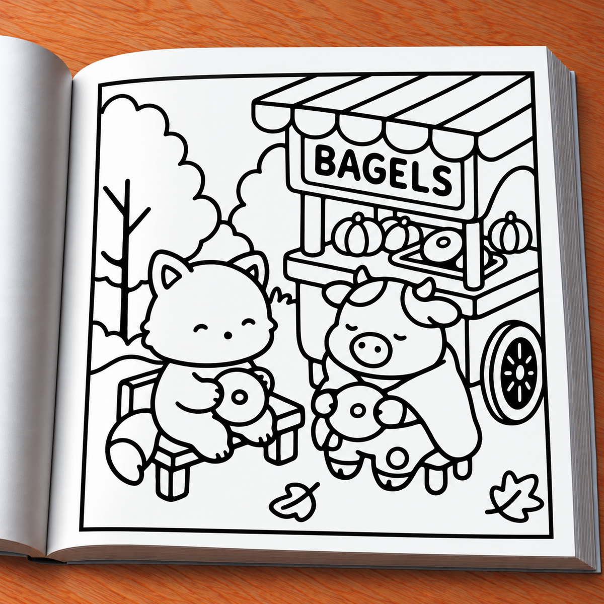 Comfy Autumn Coloring Book