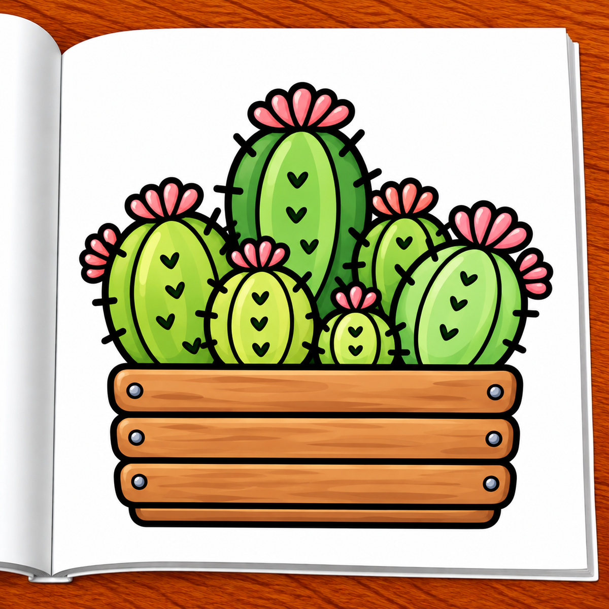 Flowers & Plants Coloring Book