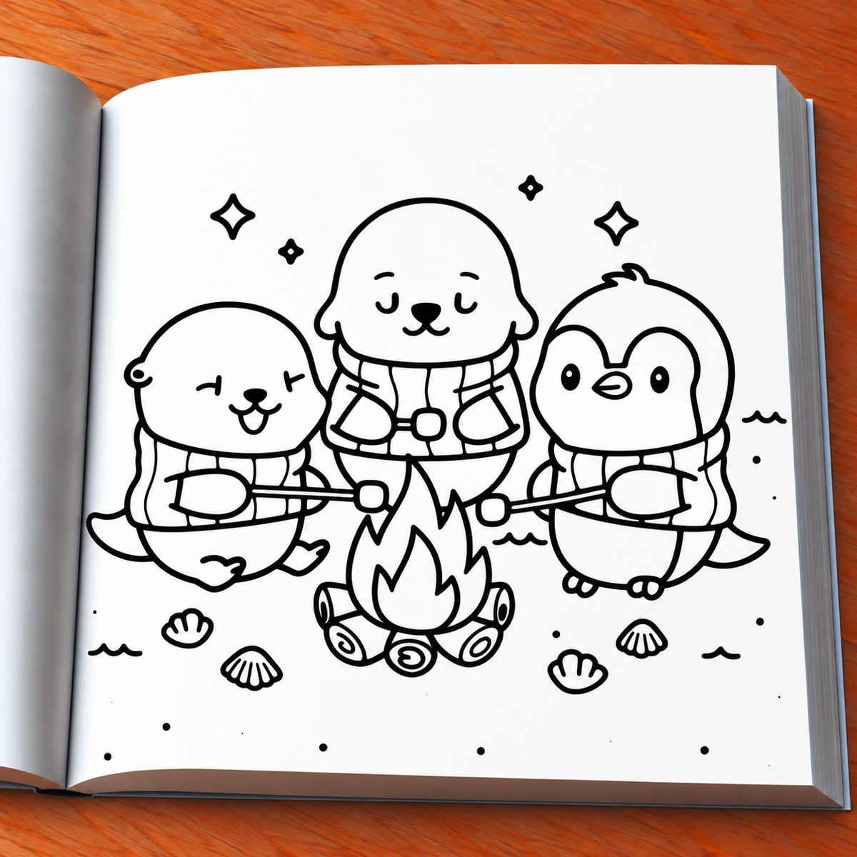 Cozy Cuties Coloring Book
