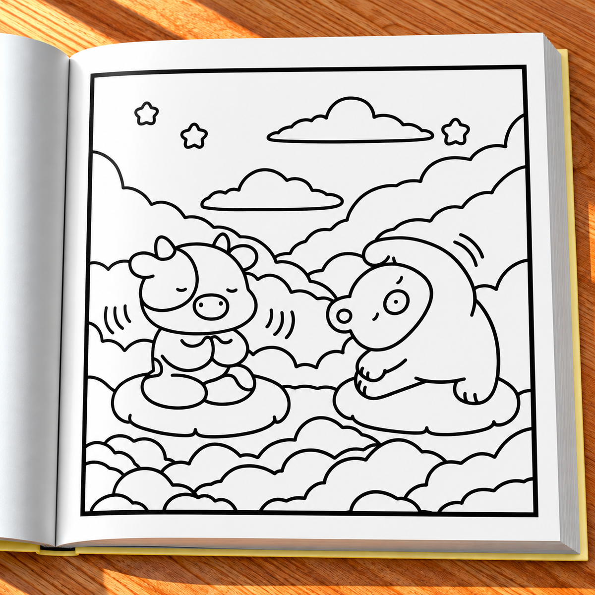 Zen Cuties Coloring Book