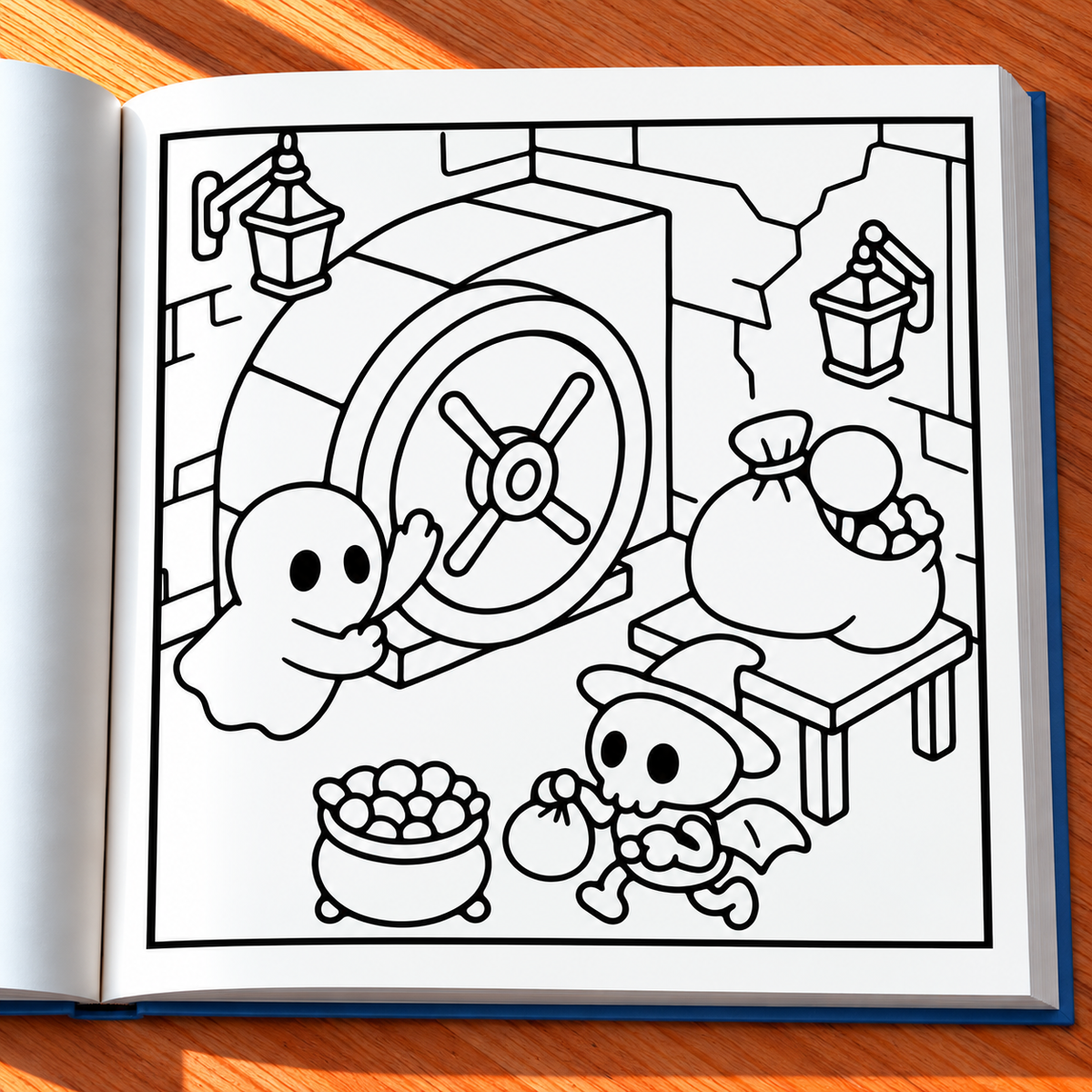 Spooky Mysteries Coloring Book