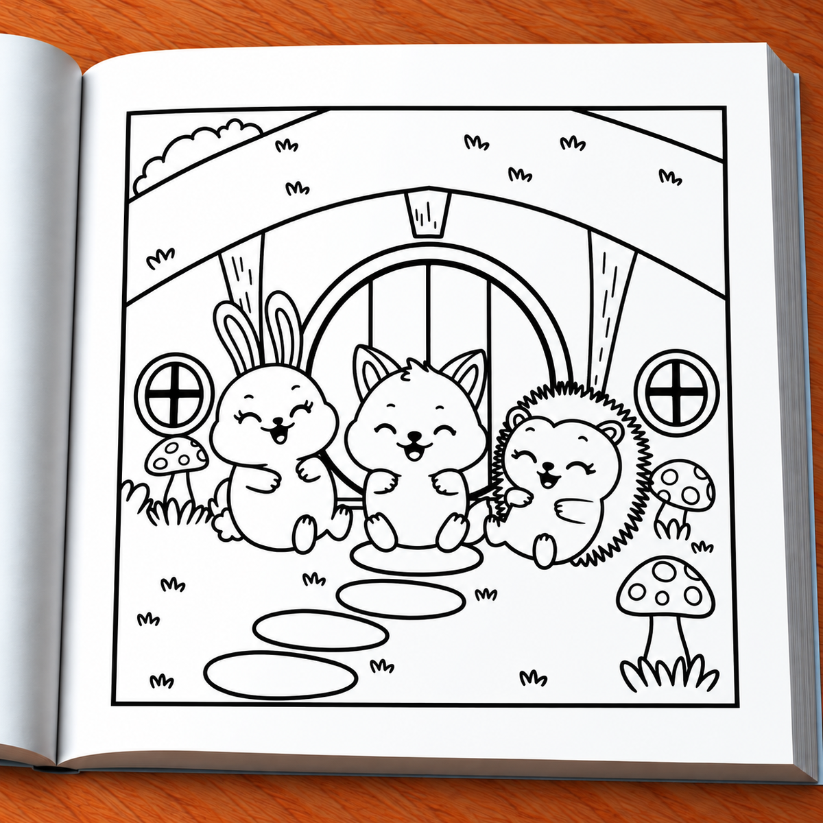 Cozy Cuties Coloring Book