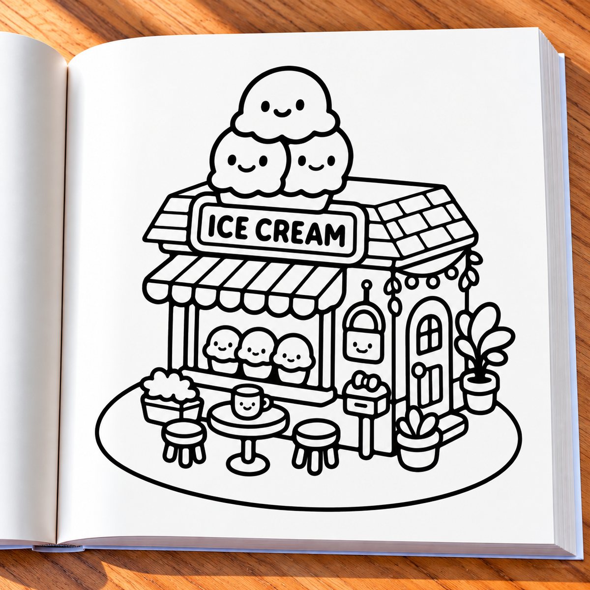 Cozy Kawaii Coloring Book