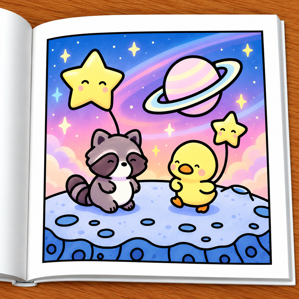 Cosmic Dreams Coloring Book
