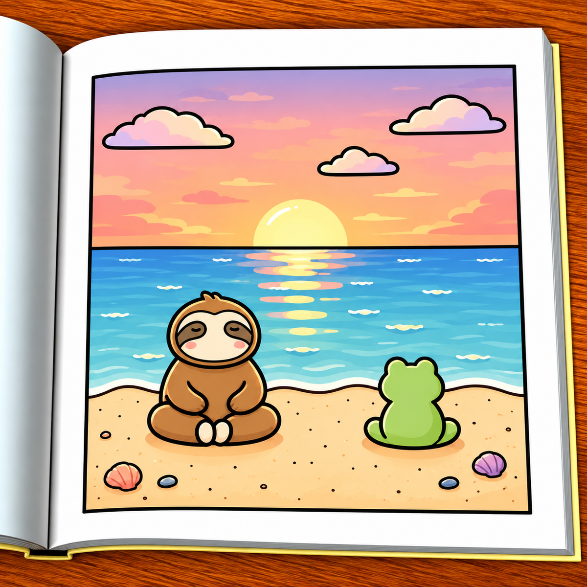 Zen Cuties Coloring Book