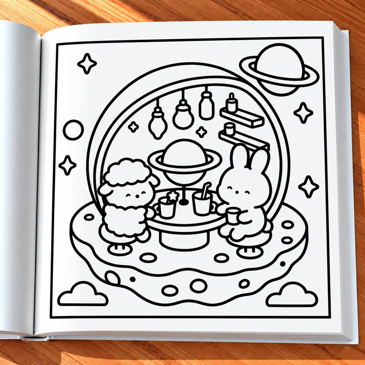 Cosmic Dreams Coloring Book