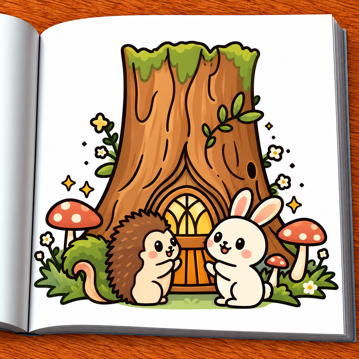 Cozy Cuties Coloring Book