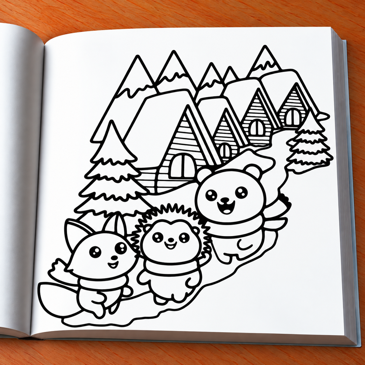 Cozy Cuties Coloring Book