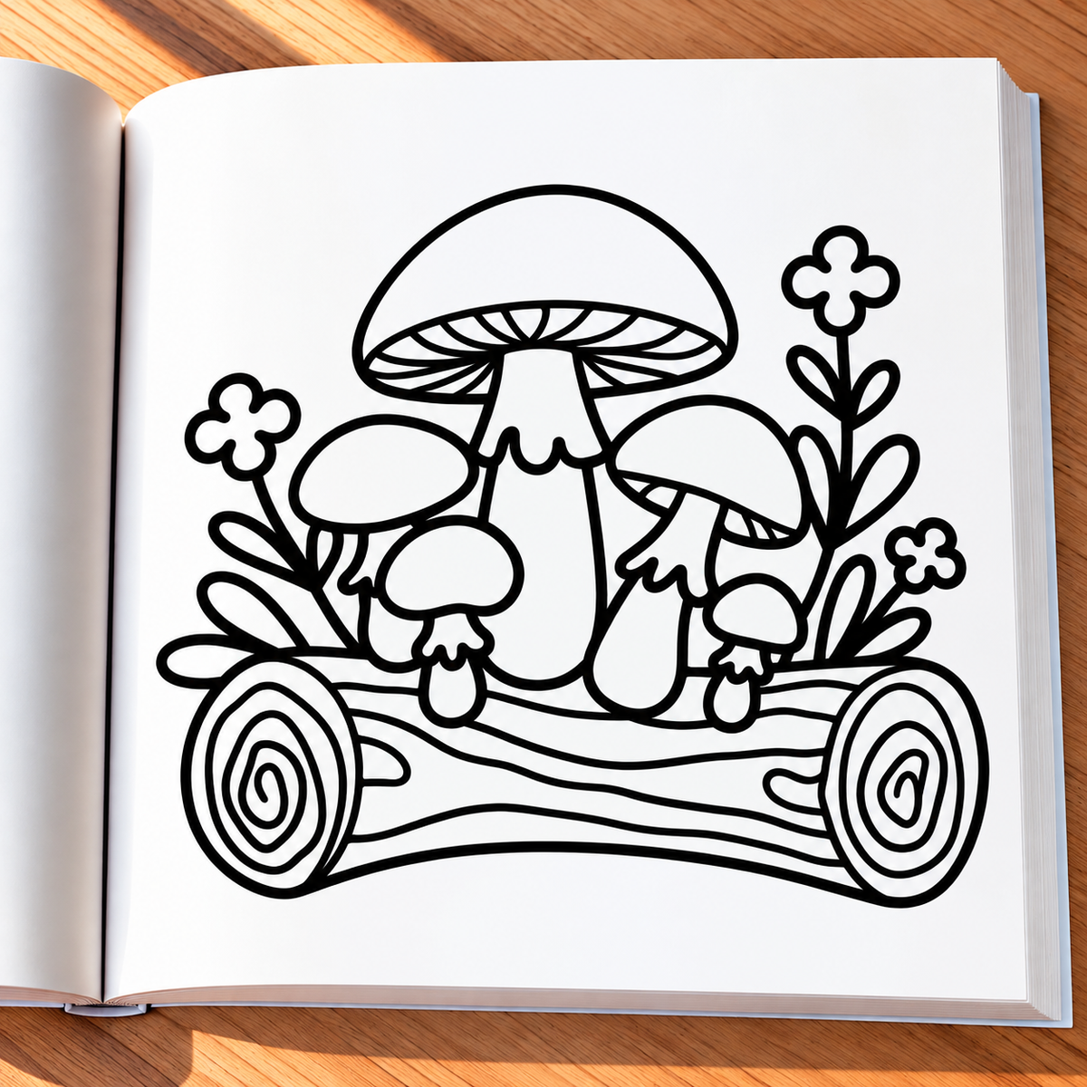 Flowers & Plants Coloring Book